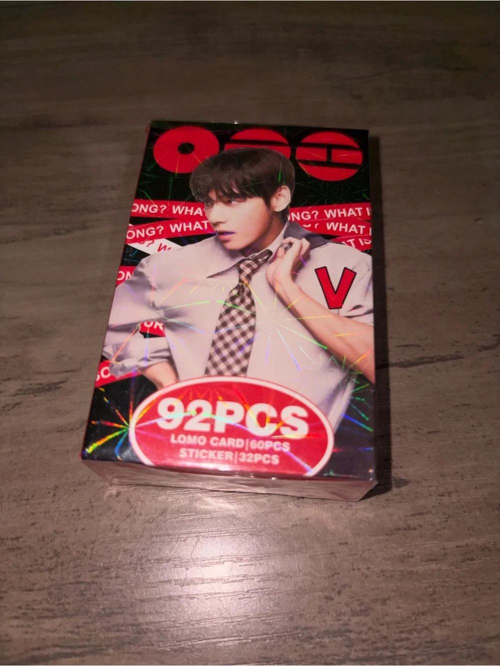 🆕💜 BTS V Taehyung 92pc Lomo Photocard & Sticker Set K-Pop